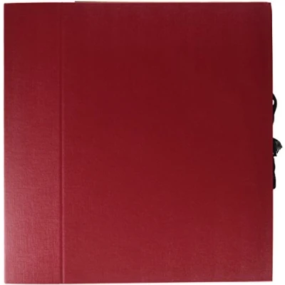 Imagen de Carpeta fuelle dohe folio carton forrado burdeos