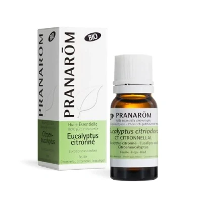 Imagen de PRANARÔM Eucalipto Azul BIO Aceite Esencial Quimitipado Músculos y Articulaciones 100% Puro Natural HECT 10 ml