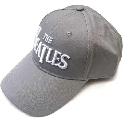 Imagen de The Beatles Gorra de béisbol con logo White Drop T gris
