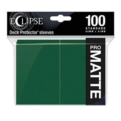 Imagen de Ultra Pro E 15617 Eclipse Standard Matte Sleeves 100 Pack Forest Green