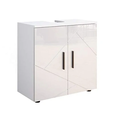Imagen de Vicco Mueble bajo Lavabo Irma, Blanco Alto Brillo, 60 x 59 cm