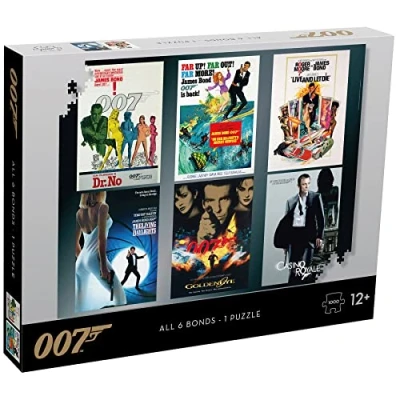Imagen de Winning Moves James Bond Puzzle Actor Debut 1000 Piece Jigsaw Game