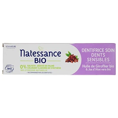 Imagen de Natessance Pasta dental Care Sensitive Teeth Oil Clove Organic 75 ml