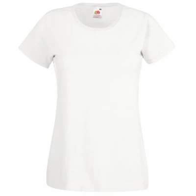 Imagen de Fruit of the Loom Johnson, Camiseta, Mujer, Bianco, M