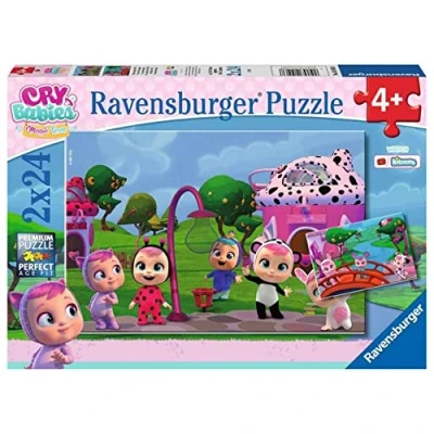Imagen de Ravensburger Cry Babies Puzzle 2 x 24 Piezas, para Niños 4+ Años