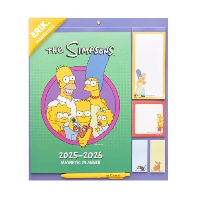Imagen de Planner Erik Con Iman 2025/2026 The Simpsons