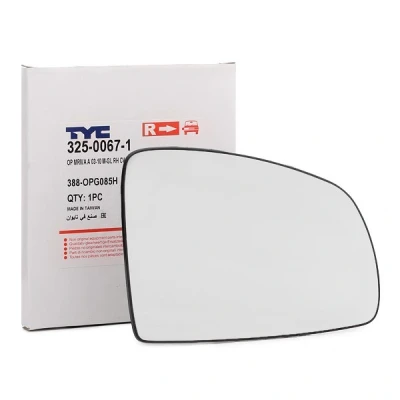 Imagen de Cristal de espejo, retrovisor exterior TYC 325 0067 1