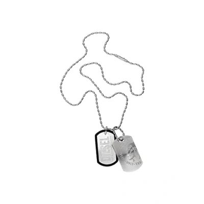 Imagen de Diesel Collar silvercoloured, Hombre, Talla: One Size, Silver coloured