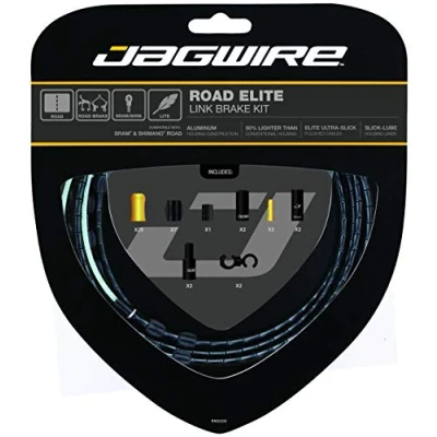 Imagen de Jagwire Road Elite Link Frein, Kit De Cables Y Fundas Unisex Adulto, Negro, TU EU