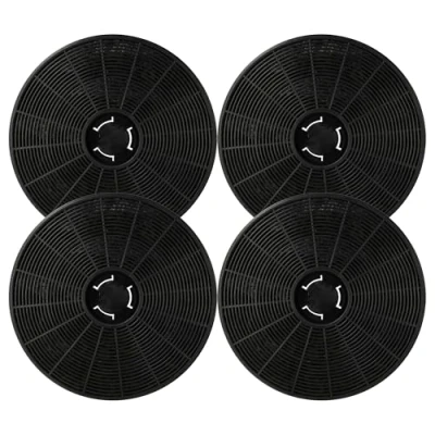 Imagen de vhbw 4x filtro de carbón activado reemplaza Klarstein 10035386 para campanas cocina 16 cm