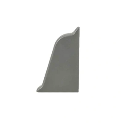 Imagen de DQ PP 1 listón angular para encimera, extremo derecho, antracita, 38 x 25 mm, PVC, de cocina, terminación, cierre pared