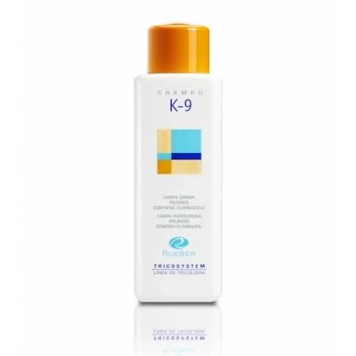 Imagen de Rueber Champú K 9 400ml Champu Dermatitis Seborreica Calma, Purifica y Sanea el Cuero Cabelludo Anticaspa Hombre Mujer Descamacion Evita Puritos Picores
