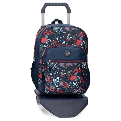 Imagen de Movom Free Time Mochila con Carro Multicolor 30x38x12 cms Poliéster 13,68L