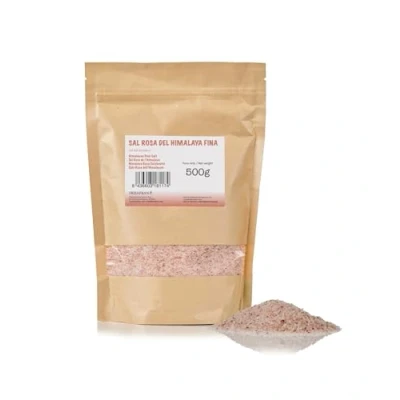 Imagen de FRISAFRAN sal Rosa del himalaya fina 500g 100% Natural no refinada Alto contenido de minerales Origen Pakistán