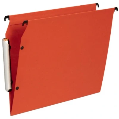 Imagen de Esselte Group Premium Carpetas colgantes (10 unidades), color naranja, lomo en V