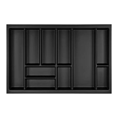 Imagen de Orga Box Junker SLIM cubertero 725 x 476 mm gris lava con estructura perlada para armarios de 80 cm cocina SO