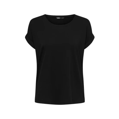 Imagen de ONLY Moster Oneck NOOS JRS Camiseta básica, Mujer, Talla: XS, Black/solid black