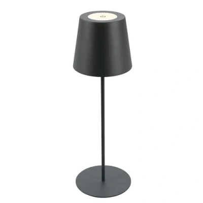 Imagen de Briloner lámpara de mesa LED inalámbrica con toque, regulable en pasos, lectura, LED, camping, mesa, exterior, 36x10,5 cm, antracita