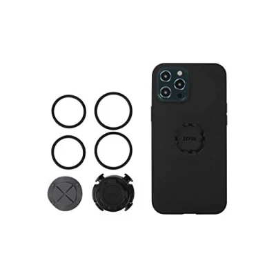 Imagen de Zéfal Bike Kit Soporte Móvil Bicicleta, Unisex Adulto, Negro, iPhone 12/12 Pro