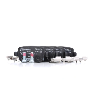 Imagen de BREMBO P 24 075X Juego de pastillas freno excl. contacto avisador desgaste con tornillos pinza accesorios FORD: MONDEO 4, KUGA 1