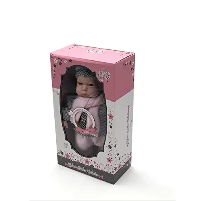Imagen de Tachan Muñeca con Cuerpo Blando de 30 cm, 12 Sonidos y gorrito Bufanda (781T00432)