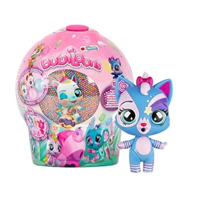 Imagen de IMC Toys BUBILOONS Mini muñeca animalito Sorpresa coleccionable que infla Globos, Cápsula Caramelo con Bolitas de Colores Juguete animales para niña y niño +5 Años
