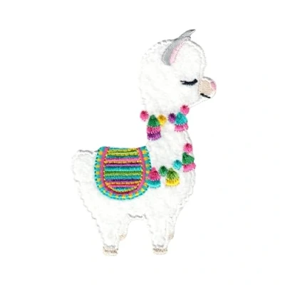 Imagen de PatchMommy Llama Parche Termoadhesivo Alpaca Bordado para Ropa Parches Infantiles y Apliques Niños