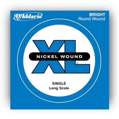 Imagen de D&#039;Addario XLB052 Nickel Wound Bass Guitar Single String, Long Scale, .052