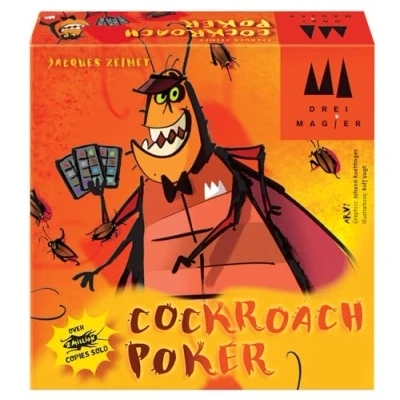 Imagen de Coiledspring Games Schmidt , DMS Cockroach Poker English Edition Card Game Ages 8+ 2 6 Players 15 Minutes Playing Time,Orange