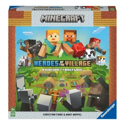 Imagen de Ravensburger Minecraft Heroes of the Village, Versión Española, Juegos De Mesa Estrategia, 1 4 Jugadores, 7+ Años
