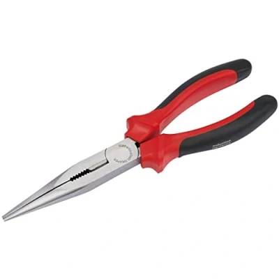 Imagen de Draper Redline 68300 200 mm Alicates de punta larga resistente con asas agarre suave