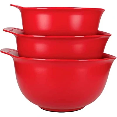 Imagen de KitchenAid Mixing Bowl Core Emperor Red 3 pieces