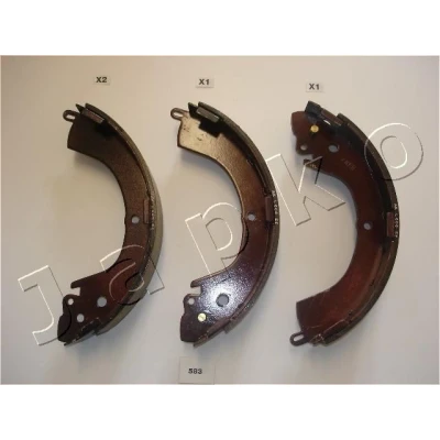 Imagen de JAPKO 55583 Zapatas de Freno Eje trasero 270 53,3 MITSUBISHI: L200 III Pick up