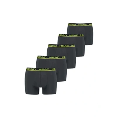 Imagen de Head 5 PACK Basic Boxer Phantom lime punch, Hombre, Talla: XXL, punch