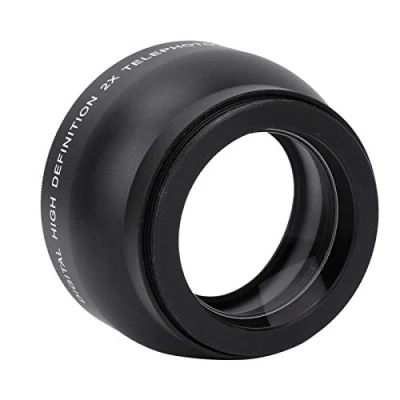 Imagen de Lente 2X, convertidora, teleconvertidor de 52 mm telefoto cámara Montaje para entusiastas la
