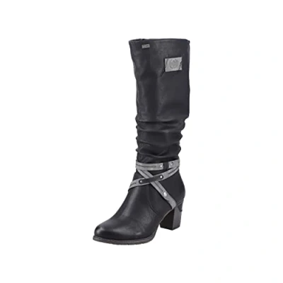 Imagen de Rieker 96054, Botas Altas Mujer, Black Smoke, 36 EU