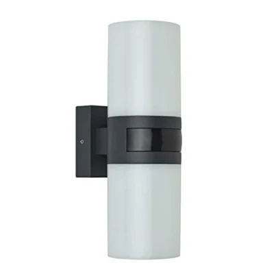 Imagen de Oktaplex lighting Lampara Exterior con Detector de Movimiento 20W 1900Lm 3000K Aluminio Blanco Cálido IP65 Aplique Pared Luz