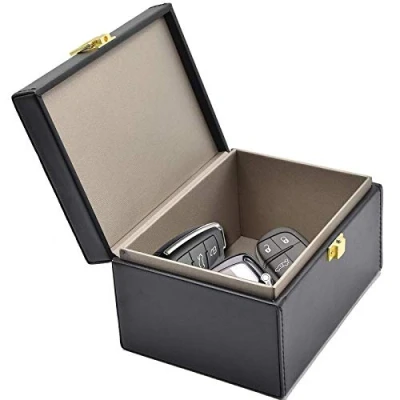 Imagen de Todoxi Caja de Blindaje Señal, Bloqueador Señal Llave para Coche,100% Protección RFID, FaradayRFID/NFCSMS/WiFi/3G/4G/Bluetooth/NFC Antirrobo