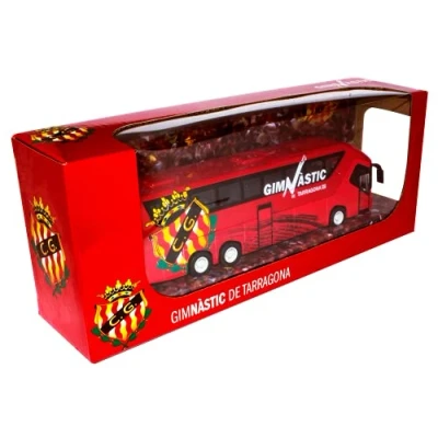 Imagen de BANDAI Bus L Nastic National Soccer Club Gimnástic de Tarragona Figura colección, Multicolor (Eleven Force EF10766)