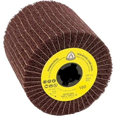 Imagen de Klingspor 258906 Rodillos de Acabado, NCW 600 S, 100 mm x 19 mm, Grano