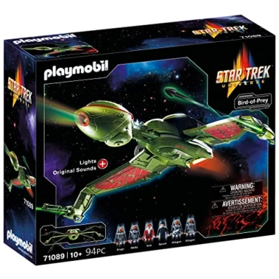 Imagen de PLAYMOBIL 71089 Star Trek klingon Bird of Prey, Nave con Efectos de Luz, Sonidos Originales y Figuras Coleccionables, Para Fans Niños a partir 10 Años