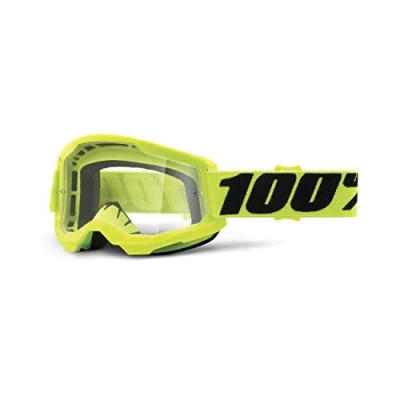 Imagen de Gafas de Ciclismo 100% Strata 2, Amarillo, Lente Transparente