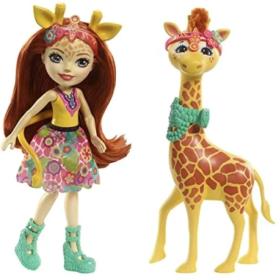 Imagen de Enchantimals Muñeca con mascota Gillian Giraffe (Mattel FKY74)