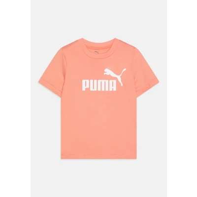 Imagen de Puma LOGO TEE Unisex Camiseta estampada para niños, Talla: 15 16a (16), Pink fruit