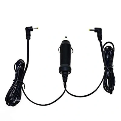 Imagen de Top CHARGEUR * Cargador Coche Mechero con 2 Salidas 12V Reemplazo Recambio Reproductor DVD Portátil Belson BSL9D BSL 9D Dual Doble Pantalla