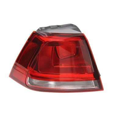 Imagen de TYC 11 12380 01 2 Piloto trasero izquierda Parte exterior cromo sin portalámparas VOLKSWAGEN: Golf 7