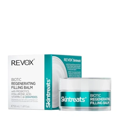 Imagen de REVOX B77 Skintreats Biotic Regenerating Filling Balm, 50 ml, Bálsamo Facial, Crema Rellenadora de Arrugas y Finas Líneas Expresión, Regenera la Piel, Nutre e Hidrata, Fortalece Barrera Cutánea