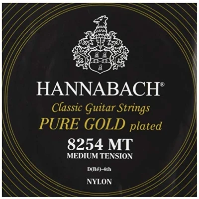 Imagen de Hannabach Cuerdas Para Guitarra Clasica, Serie 825 Tension Media Dorado Especial Cuerda Suelta D4/Re4