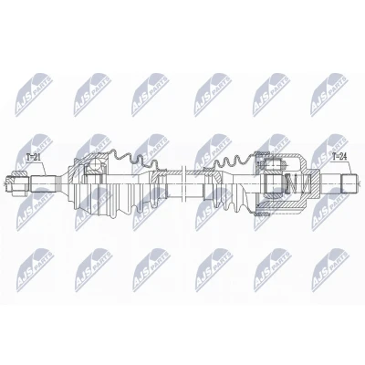 Imagen de Semi eje NTY NPW CT 137