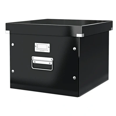 Imagen de Leitz 60464095 Click &amp; Store Caja de almacenamiento para carpetas colgantes, color negro